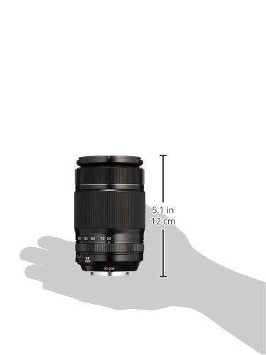 Fujifilm Fujinon XF 55 - 200 mm f/3.5 - 4.8 LM OIS - Objetivo con montura X (zoom óptico 3.6x,estabilizador), color negro