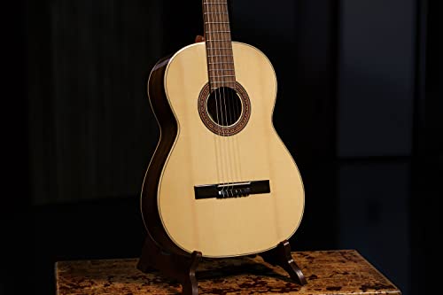 Ortega R210 - Guitarra clásica (picea, tamaño 4/4), color natural