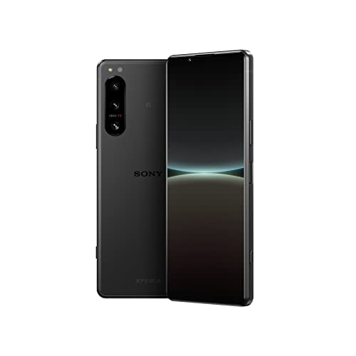 Sony Xperia 5 IV Teléfono Inteligente, OLED de 6.1" 21:9 HDR, Tasa de Refresco de 120 Hz, Entrada de Audio de 3.5 mm, Android 12, Libre, 8 GB de RAM, 128 GB de Almacenamiento, Negro
