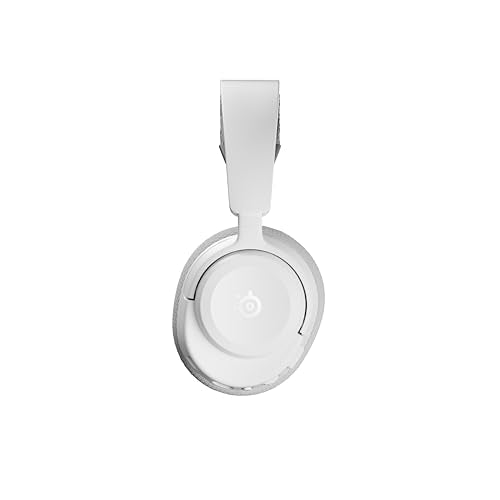 SteelSeries Arctis Nova 3P Wireless Auriculares Gaming multiplataforma - App - Batería 40h - Controladores magnéticos de neodimio - 2,4 GHz/Bluetooth - Micro extraíble - PS5, PS4, PC, Switch -Blanco