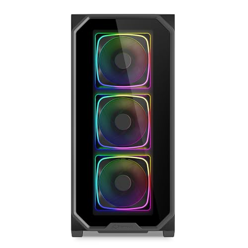 Sharkoon AK5G RGB Black, ATX - Carcasa para PC