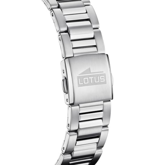 LOTUS Reloj Hombre 18916/4 Chrono Caja de Acero Inoxidable 316l Plateado Correa de Acero Inoxidable 316l Plateado