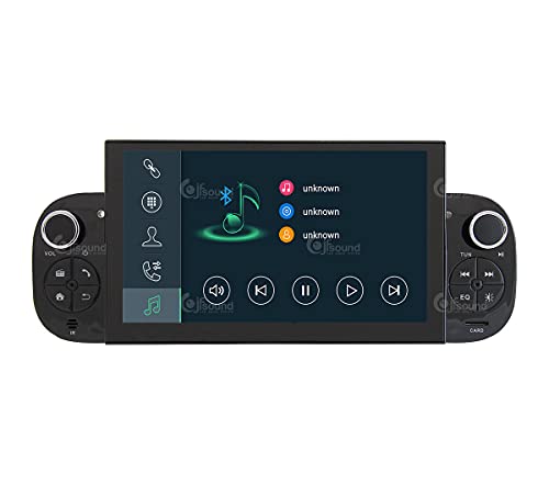 Jf Sound car audio system Autorradio de Ajuste Personalizado para Fiat Panda Android GPS Bluetooth WiFi Dab USB Pantalla táctil Full HD 7" procesador de 8 núcleos y comandos de Voz