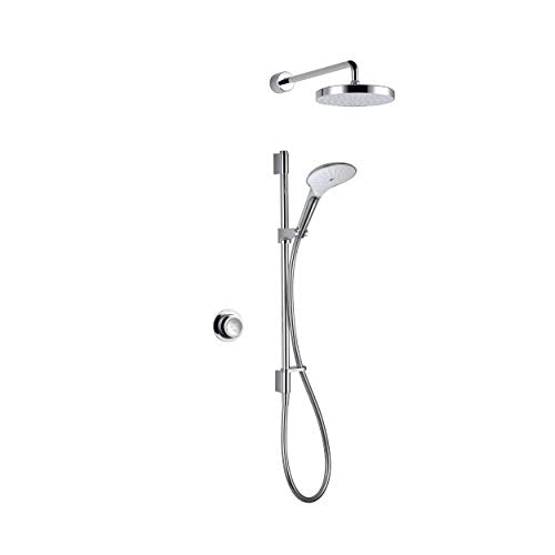 Mira Mode Dual Digital Ducha Trasera Fed Alta Presión/Caldera Combi 1.1874.005 - Blanco/Cromo