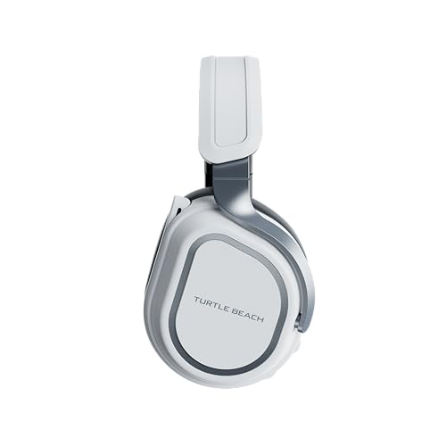 Turtle Beach Stealth 700 Blanco Playstation Auriculares de Juego Inalámbricos con 80hr Batería, Altavoces de 60 mm, Transmisores Duales y Bluetooth para PS5, PS4, PC y móviles