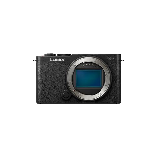 Panasonic Lumix DC-S9E-K Cámara para Vlog con Fotograma Completo y Puerta Abierta sin Espejo, 24,2 MP, Vídeo 6K/4K, PDAF 779 Puntos, Estabilización Imagen, Angulo Libre, WiFi 5 GHz, Negro, Cuerpo