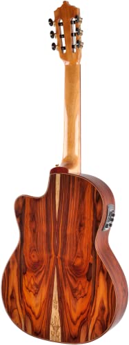 ARTESANO Guitarra de concierto, Nuevo Rojo Cut, eSonido Preamplificador