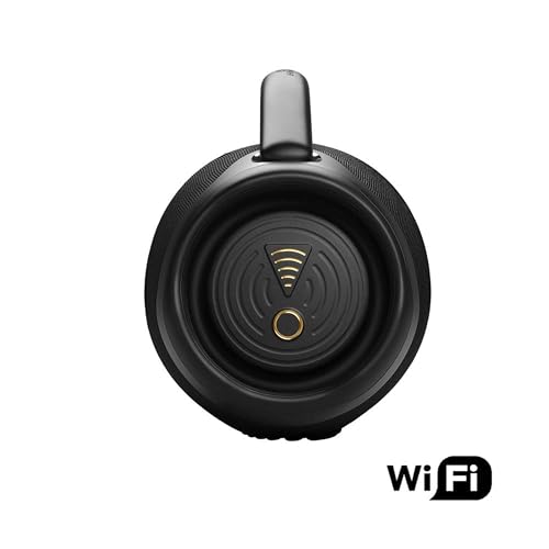JBL Boombox 3 Wifi Altavoz Bluetooth inalámbrico, resistente al agua y al polvo IP67, con batería de hasta 24 horas de duración, en negro