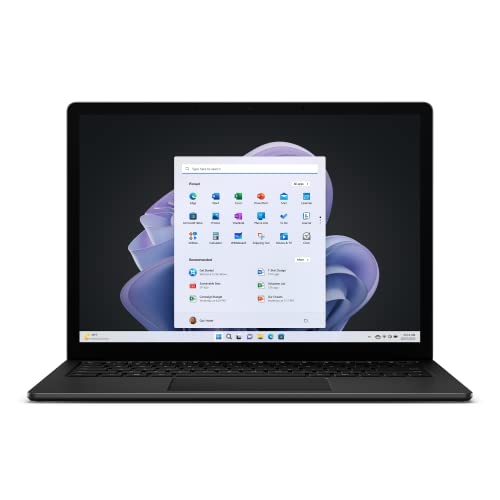 Microsoft Surface Laptop 5-Ordenador portátil de 13" táctil accionado por Intel EVO, 12º generacion Intel Core i7-1255U, 16GB RAM, 512GB SSD con Intel Iris Xe Graphics y Windows 11 Home
