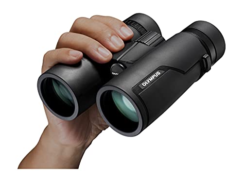 Olympus Prismáticos 8x42 PRO Visión natural, clara, luminosa, robustos, resistentes agua/niebla/repelente de aceite, sencillo - para viajar, hacer senderismo, deportes, observación a corta distancia
