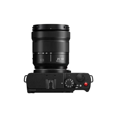 Panasonic Lumix DC-S9KE-G Cámara Vlogs, Puerta Abierta Fotograma Completo Sin Espejo, 24,2 MP, 6K/4K, PDAF 779, Estabilización Imagen, Angulo Libre, WiFi 5 GHz, Verde Oliva, Lente 20-60 mm (Zoom x3)