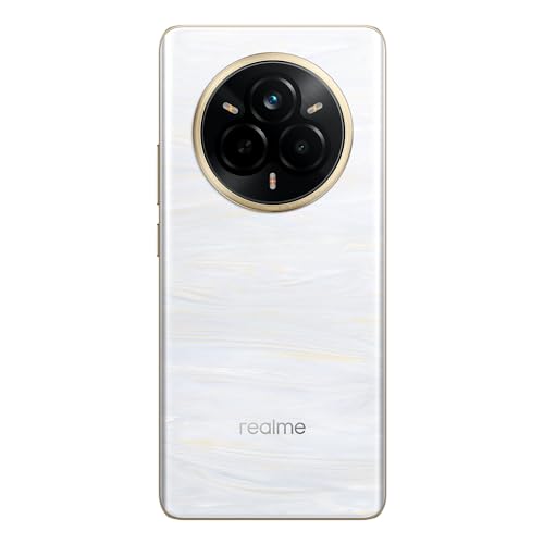 realme 14 Pro Smartphone 5g, 12 + 512 GB, Exclusivo de Amazon,Batería 5260 mAh, cámara Sony IMX882 OIS AI,Diseño Que Cambia de Color con el frío, IP69, Blanco(sin Adaptador)