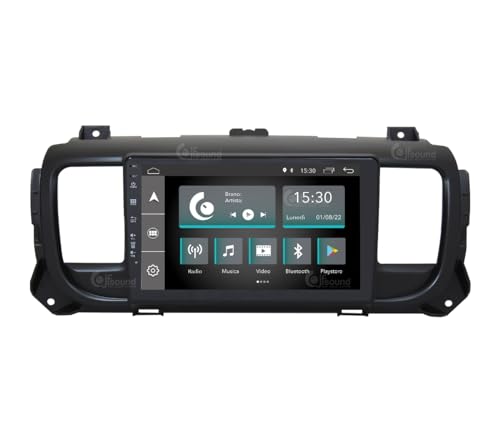 Radio de Coche para Citroen Jumpy (con navegador) Android GPS Bluetooth WiFi USB Dab+ Touchscreen 9" 4core Carplay AndroidAuto