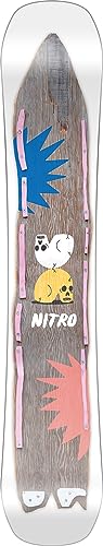 Nitro Tabla de Snowboard para Hombre Cheap TRILLS X WIGGLESTICK BRD ´24, Freestyleboard, Twin, Flat-out Rocker, Urban