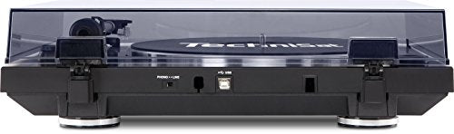 TechniSat TechniPlayer LP 200 - Tocadiscos (Tocadiscos de tracción por correa, Negro, Plata, Aluminio, 45 RPM, 0,25%, 3,6 kg)
