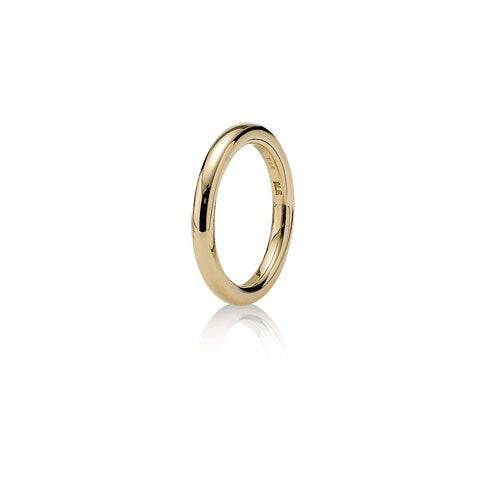 Pandora - Anillo de oro amarillo de 14 quilates con ónice, talla 12 (16,56 mm)