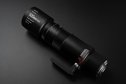 TTArtisan Teleobjetivo de Cuerpo metálico F6.3 de 500 mm Compatible con Montura L (Marco Completo), Color Negro