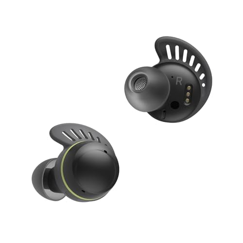 LG Electronics LG Tone Free Fit DTF7Q Auriculares intraurales Bluetooth, con Sistema Meridian, ANC cancelación Activa de Ruido y UVnano+, Negro