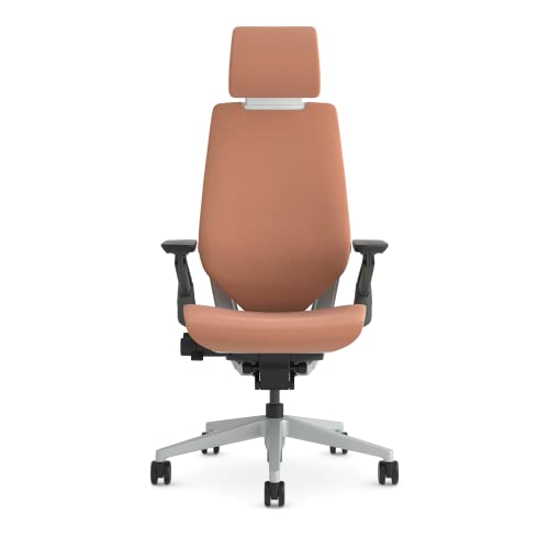 Steelcase Gesture Sillas de Oficina, Acero Inoxidable, poliéster, plástico, Caqui, Talla única