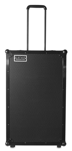 UDG FlightCase Scratch (tocadiscos Battle/PLX-CRSS12 y mezclador de 10 pulgadas/12 pulgadas) Black Plus (portátil, carrito y ruedas)