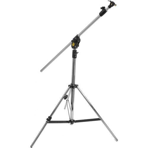 Manfrotto 420CSU - Jirafa, (soporte, pie y bolsa de arena de contrapeso), plateado
