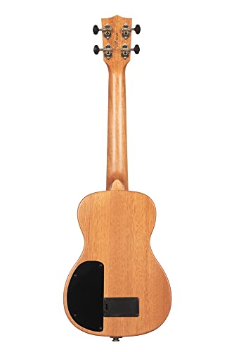 Kala KA SB MAP T Solid Body Electric Flame Arce Tenor, con bolsa
