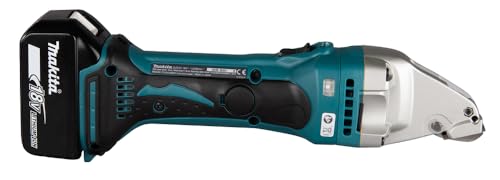 Makita batería Tijeras de hojalatero (18,0 V, en MAKPAC con 2 baterías 4,0 Ah + Cargador, DJS161RTJ 280 wattsW, 18 voltsV