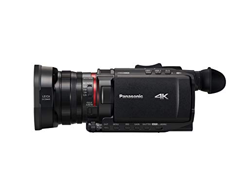 Panasonic HC-X1500E - Videocámara 4K (lente Leica, Live Streaming, gran angular 25 mm, zoom óptico de 24x, Wifi), negro