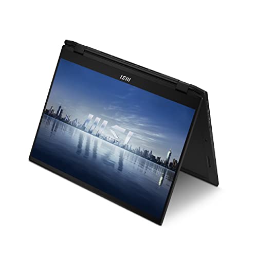 MSI Summit E14FlipEvo A13MT-227ES - Ordenador portátil Táctil, 14' 16:10 QHD+ 60Hz (Intel Core i7-1360P, 16GB, 1TB SSD, Iris Xe Graphics, Windows 11 Home Plus) Ink Black, Teclado QWERTY español