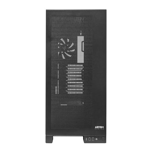 ABYSM Gaming Caja E-ATX AI Pro 100 Workstation con Altura para Disipador de 180 mm y Tarjetas Gráficas de hasta 420 mm