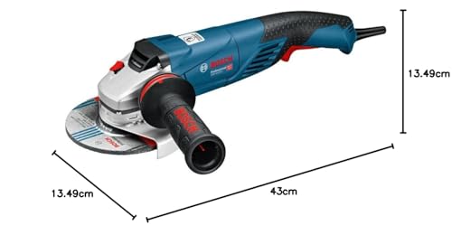 Bosch Professional GWS 18-125 SPL - Amoladora angular (1800 W, Ø disco 125 mm, Antivibration, velocidad variable, hombre muerto, en caja)