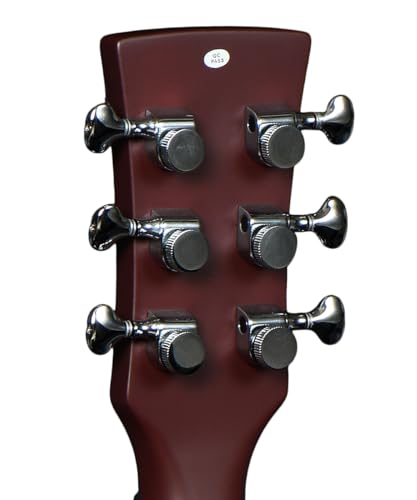 Santana Draco Standard MOR - Guitarra eléctrica, modelo SG, mástil de caoba, Roble granate rojo