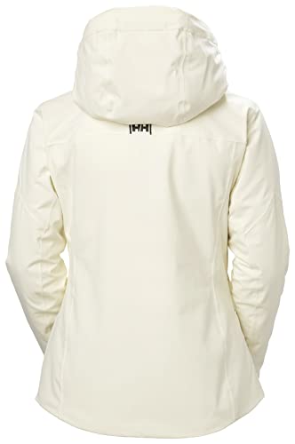 Helly Hansen W Adore Ins Rain Coat, Chaqueta De Esquí Para Mujer, Blanco (White), XL