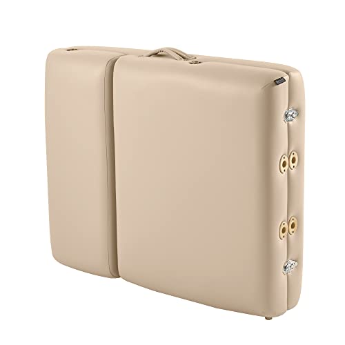 Master Massage Therma Top - Mesa de Masaje portátil Plegable (Madera, 71 cm)