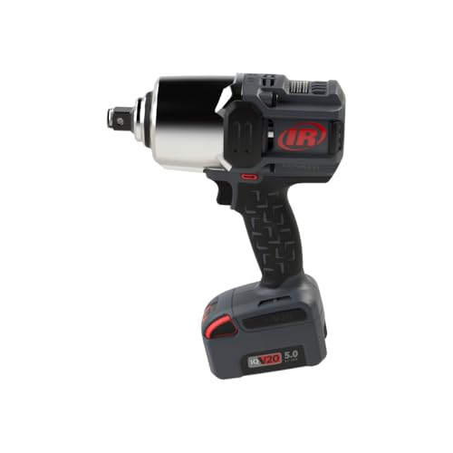 Ingersoll-Rand W8171-K2-EU Llave de Impacto Inalámbrica de 3/4" 20V Kit con 2 Baterías, 2710 Nm, Anillo de Fricción con Orificio Pasante, Tipo Pistola