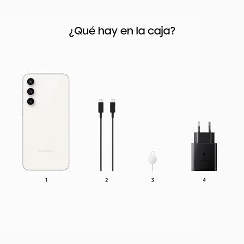 Samsung Galaxy S23 FE, 256 GB, Teléfono Móvil 5G con IA, Smartphone Android, Color Crema (Versión Española)