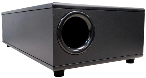 Earthquake Sound SleekWave CP8 - Subwoofer de 300 W, negro