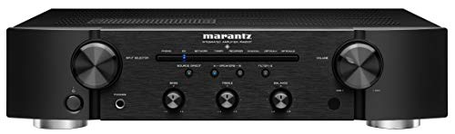 Marantz Professional Pm6007 Amplificador Hi-Fi Estéreo, 2 X 60 W, Entrada Óptica, Entrada Phono, Salida de Subwoofer, Color Negro