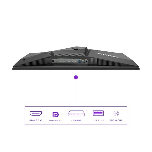 AOC Agon Pro AG276QZD2 - Monitor OLED QHD de 27 Pulgadas, 240 Hz, 0,03 ms GtG, FreeSync Premium Pro, Comp. G-Sync, HDR400 (2560x1440, 2X HDMI 2.0, DisplayPort, Hub USB) Negro