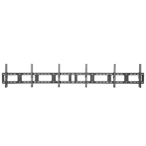 Soporte de Pared de TV para 3 Pantallas - Soporte VESA - Soporte para Menú - de Modo Horizontal - para Monitores de 40" a 50"