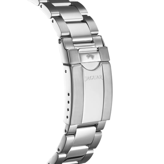JAGUAR Reloj Hombre J888/5 Smartwatch Caja de Acero Inoxidable 316l Plateado Correa de Acero Inoxidable 316l Plateado