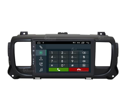 Radio de Coche para Citroen Jumpy (con navegador) Android GPS Bluetooth WiFi USB Dab+ Touchscreen 9" 4core Carplay AndroidAuto