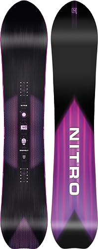 Nitro Tabla de Snowboard para Hombre Dropout BRD '24, Allmountainboard, Directional, CAM-out Camber, All-Terrain, Mid Wide