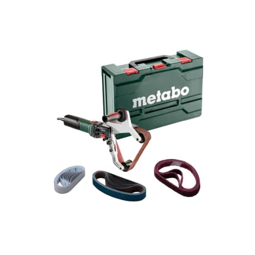METABO 602243500 - Lijadora de cinta para tubos especial INOX RBE 15-180 SET 1550W