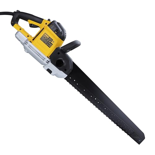 DEWALT DWE397-QS - Sierra Alligator 1700W, Longitud de la Hoja 43 cm, Carrera de la Hoja 40 mm , Velocidad del Motor 3000 cps/min , Segura y Ligera, Bloqueo de Seguridad