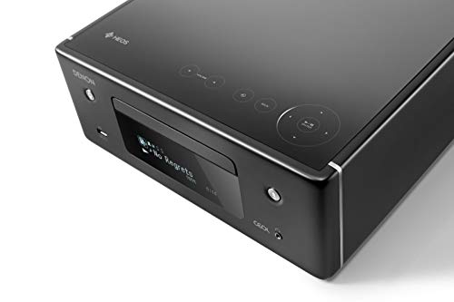 DENON Microcadena con conexión en Red, Color Negro