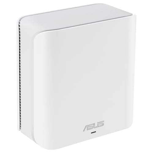 ASUS ZenWiFi BD4 2-Pack Mesh WiFi 7 de Doble Banda, 3600 Mbps, Cobertura de 470 m², Dos Puertos 2,5G, Controles de Seguridad y parentales incluidos, Smart Home Master SSIDs, Blanco