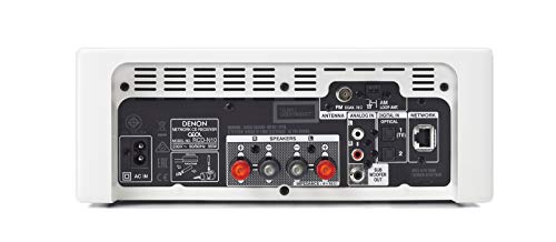 Denon Ceol/N10 - Microcadena con conexión en red, color blanco