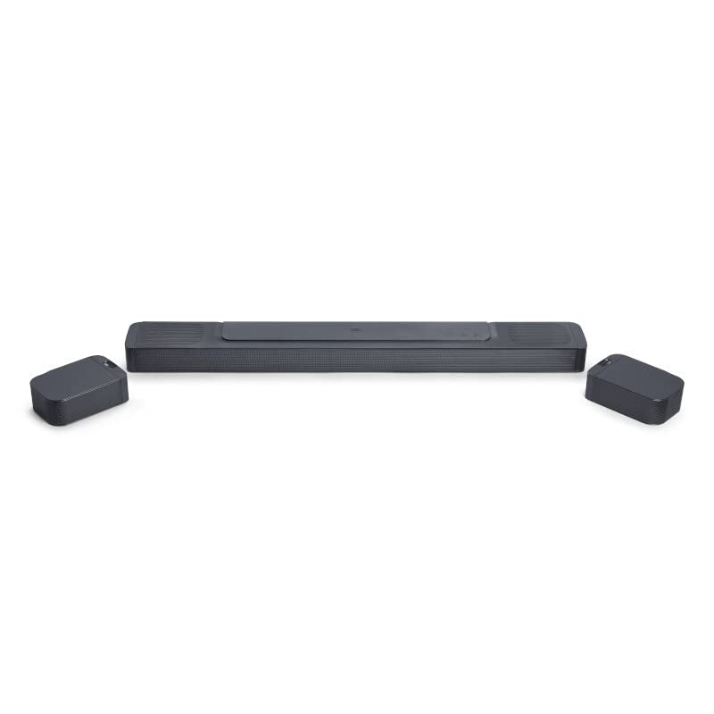 JBL Bar 800, barra de sonido, altavoces y subwoofer inalámbrico, tecnología PureVoice, HDMI eARC, sonido envolvente Dolby Atmos, en negro