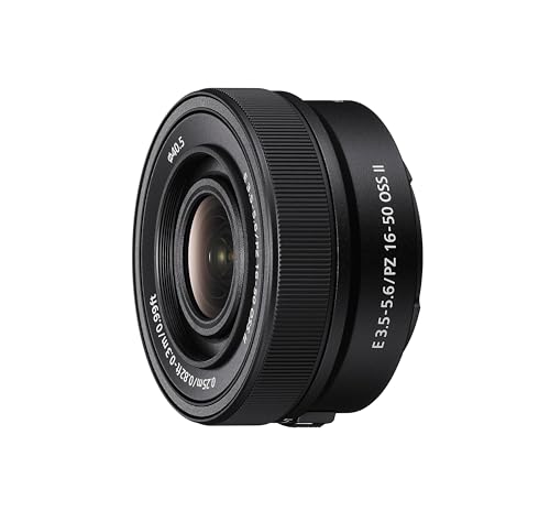 Sony ILCE6400AKB.CEC Alpha 6400 Cámara Evil APS-C, Objetivo Zoom Potente Sony 16-50mm f/3.5-5.6, Enfoque automático rápido 0.02s, 24.2 Megapíxeles, vídeos en 4K, Pantalla inclinable para Vlogging